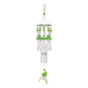 Green Acrylic Hummingbird Windchimes