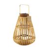 Slat Wood Candle Lantern - 14 inches