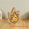 1pc, Creative Wooden Crafts Owl Squirrel Ornaments, Wooden Animal Maple Leaf Acorn Home Decoration, Suitable For Office Decoration, Bedroom Decoration