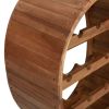 Wine Rack 13 Bottles Solid Acacia Wood - Brown