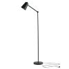 64 inch Black Architect Floor Lamp with LED Bulb, Matte Metal Finish - Contemporary