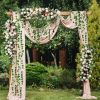 98 Feet Fake Ivy Leaves Artificial Ivy Garland Greenery Garlands Fake Hanging Plant Vine for Bedroom Wall Decor Wedding Party Room Astethic Stuff - gr