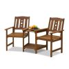 Outdoor hardwood chair set - Brown
