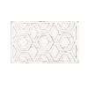 Ralston Ivory Geometric Carved Wood Wall Decor - as Pic