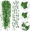 98 Feet Fake Ivy Leaves Artificial Ivy Garland Greenery Garlands Fake Hanging Plant Vine for Bedroom Wall Decor Wedding Party Room Astethic Stuff - gr