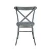 Better Homes and Gardens Collin Distressed White Dining Chair, Set of 2, Multiple Finishes - Silver