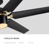 56 " Integrated LED Light Ceiling Fan with White ABS Blade - as Pic