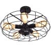 5-Light Vintage Metal Hanging Ceiling Light - as show