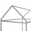 House Bed Frame Twin Size ;  Kids Bed Frame Metal Platform Bed Floor Bed for Kids Boys Girls No Box Spring Needed - Silver
