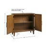 Seagate Handcrafted Seagrass 2-Door Accent chest - as Pic