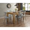 Better Homes and Gardens Collin Distressed White Dining Chair, Set of 2, Multiple Finishes - Silver