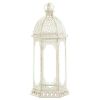 Vintage-Look Distressed Candle Lantern - 20 inches